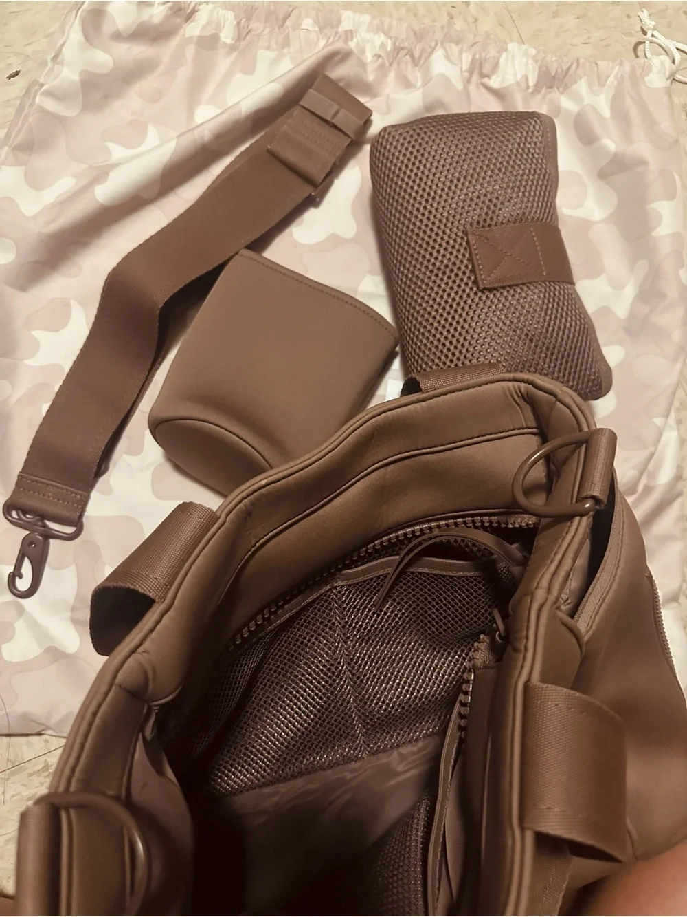 Preowned Dagne Dover mauve Baby Tote Bag